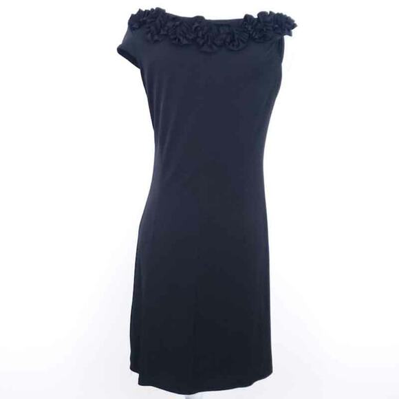 AA Studio Sheath Dress Black, Sleeveles, Stretchy Career Wear Work, Size 6 Women - Picture 4 of 6